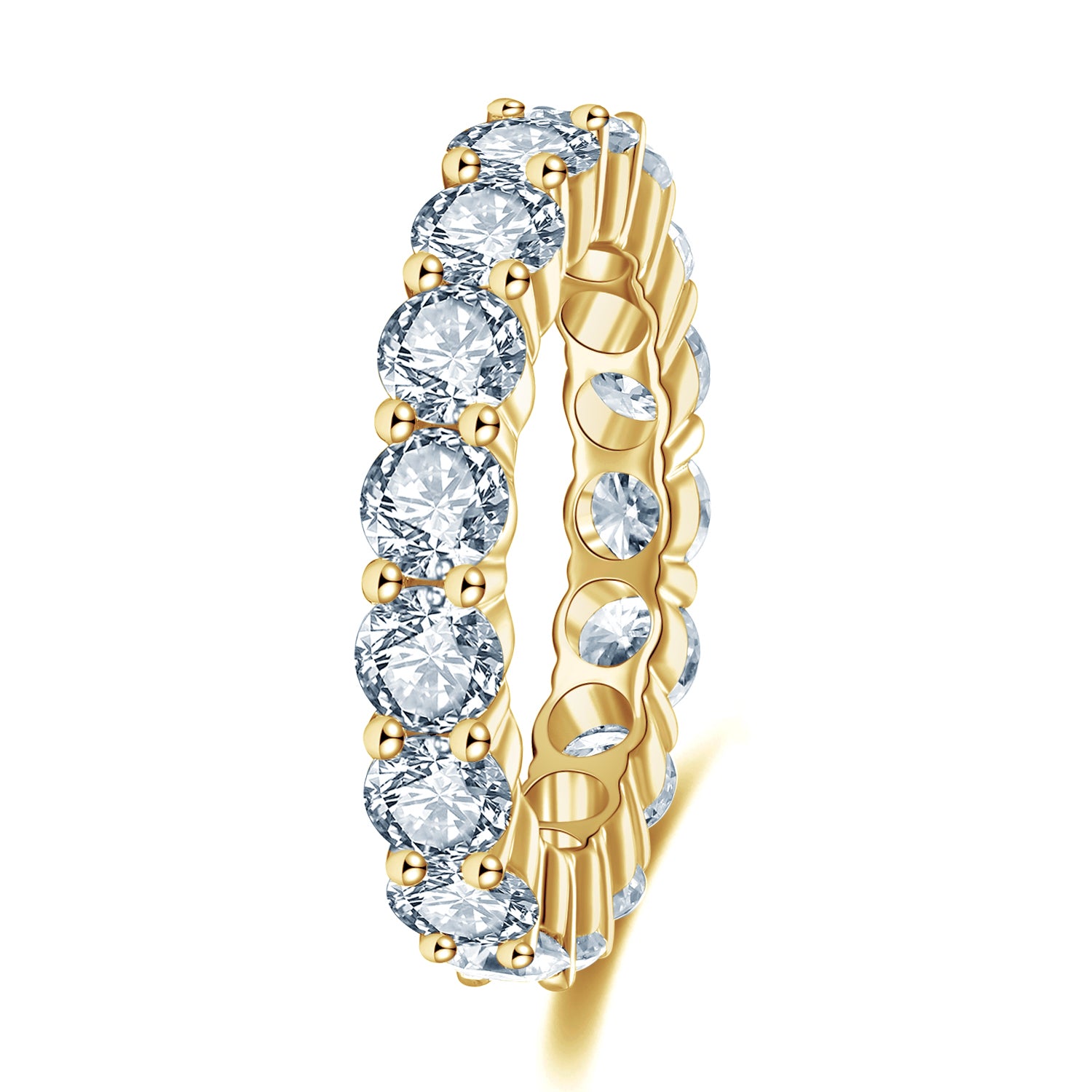 ブリジャール4.0ct 9号フルエタニティ リング RI176 ラウンド 計4.0カラット フルエタニティ リング RI176 – Brillar