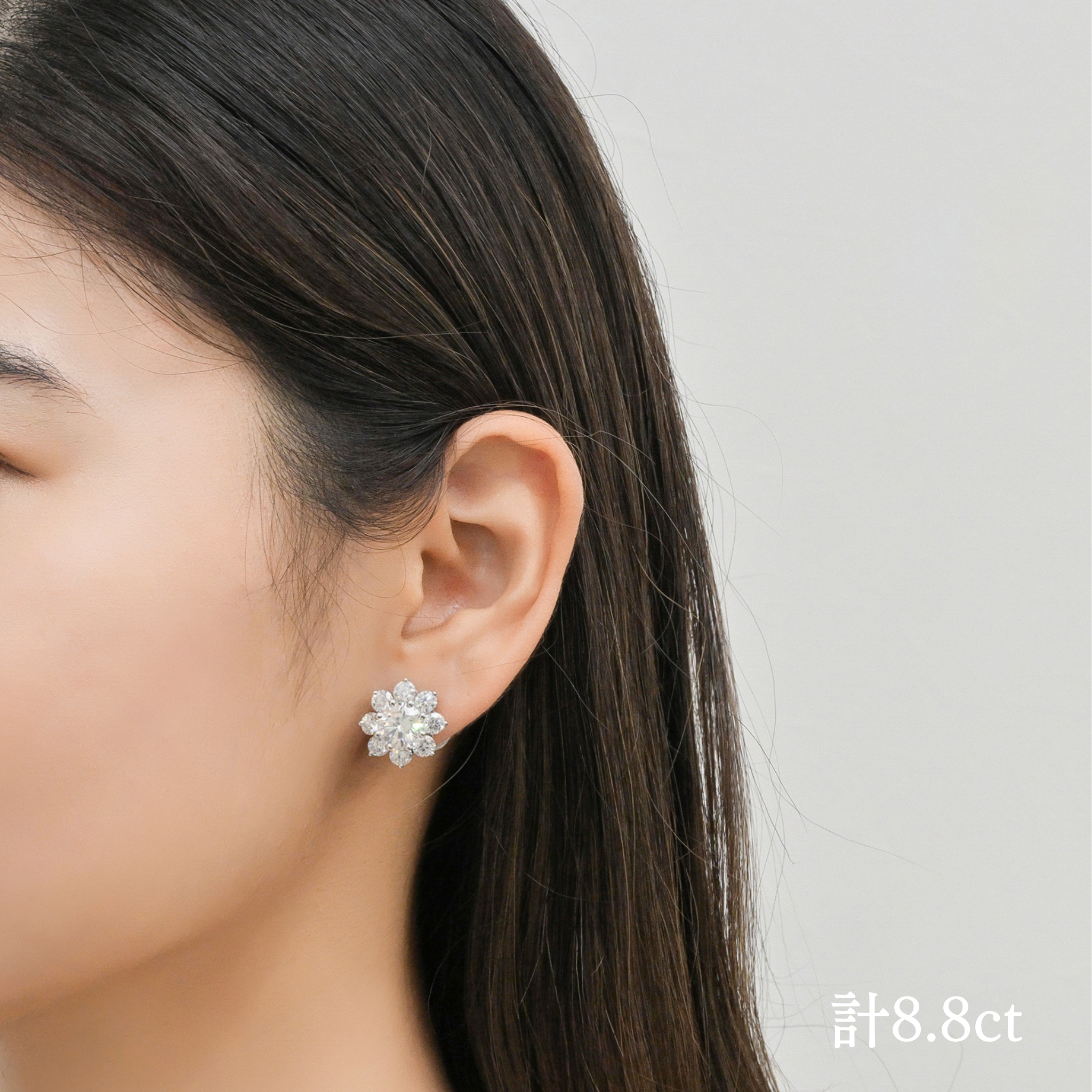 【即納】サンフラワー ピアス ER056