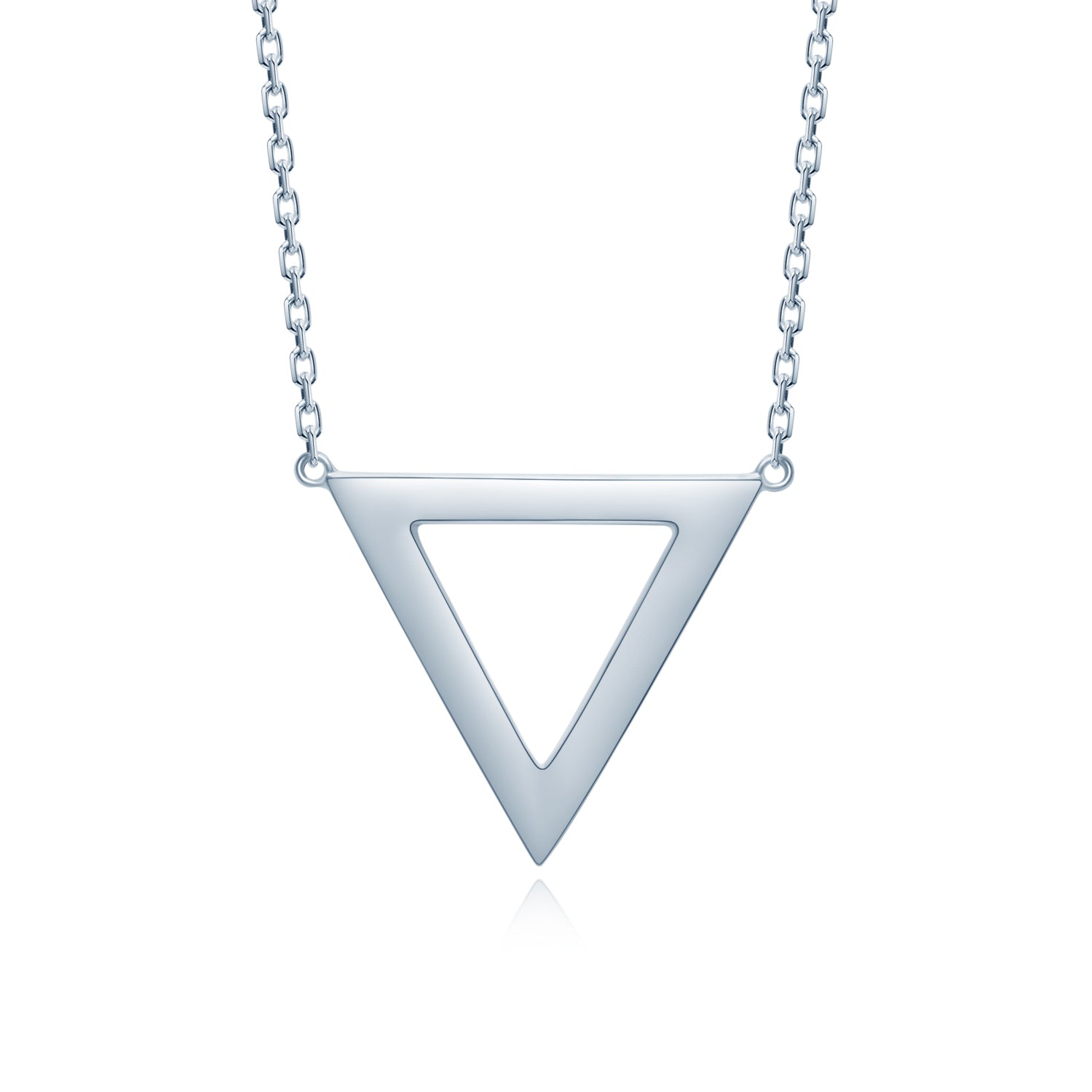 LIBALF モアサナイトネックレス トライアングル MOISSANITE NECKLACE