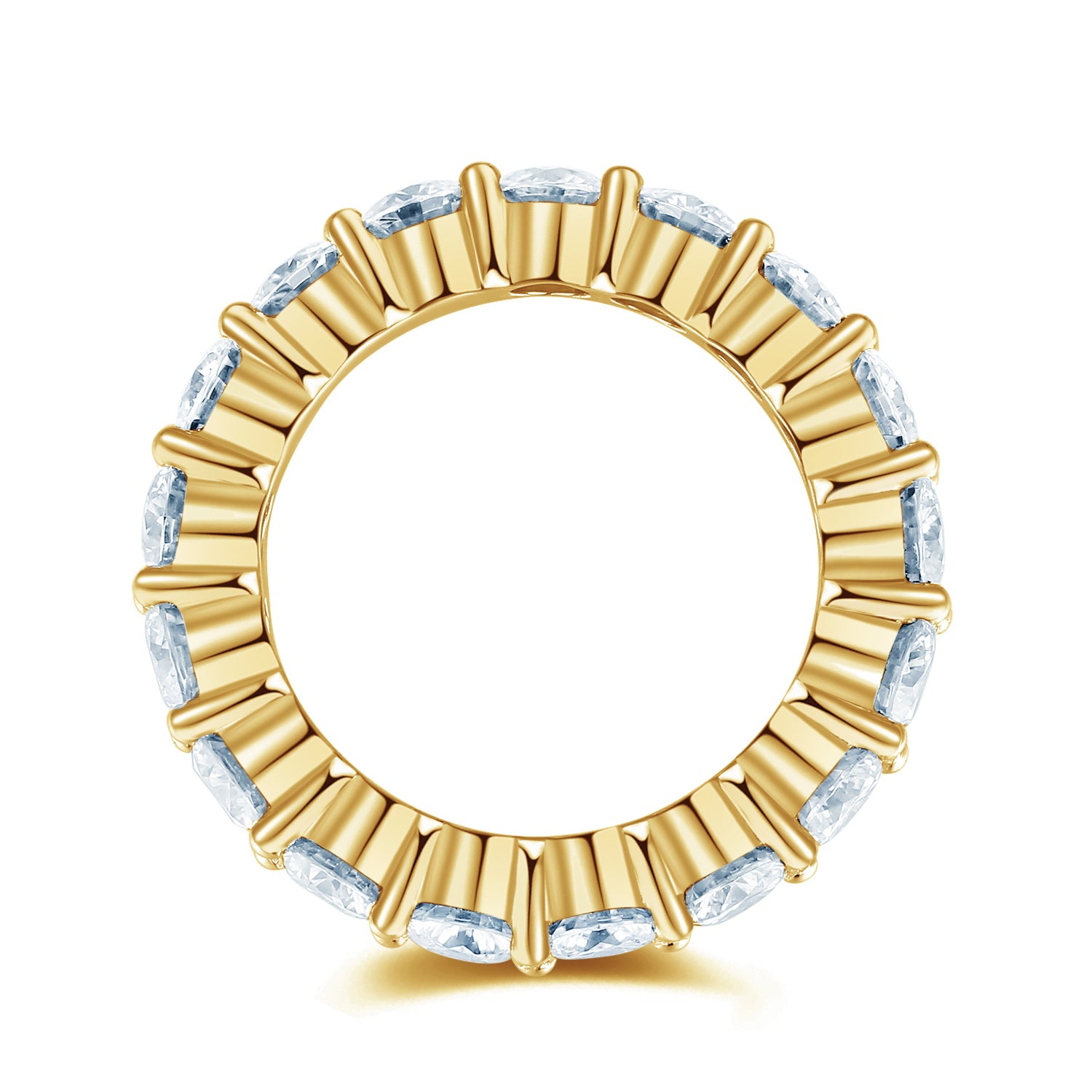 ブリジャール4.0ct 9号フルエタニティ リング RI176 ラウンド 計4.0カラット フルエタニティ リング RI176YG – Brillar
