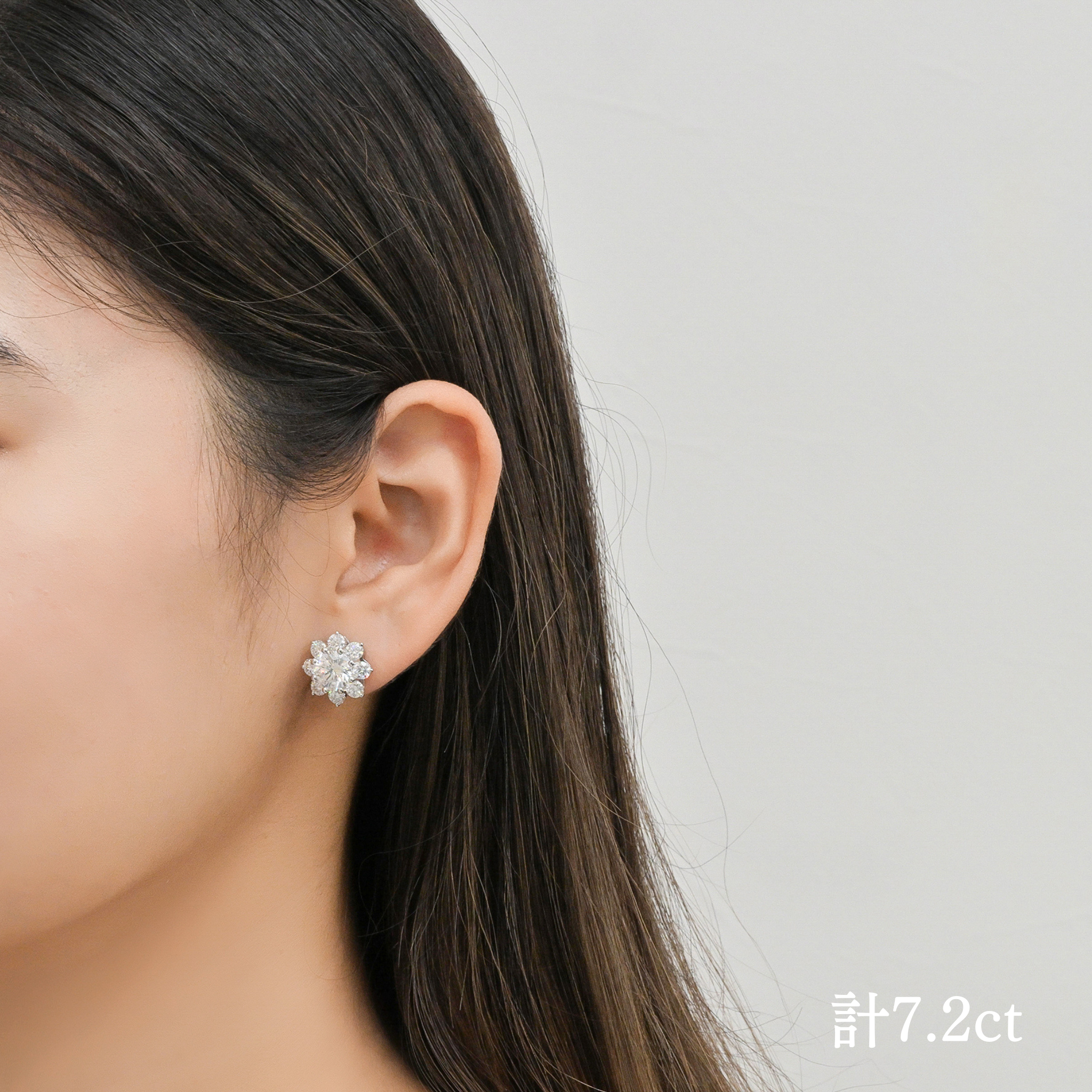 【即納】サンフラワー ピアス ER056