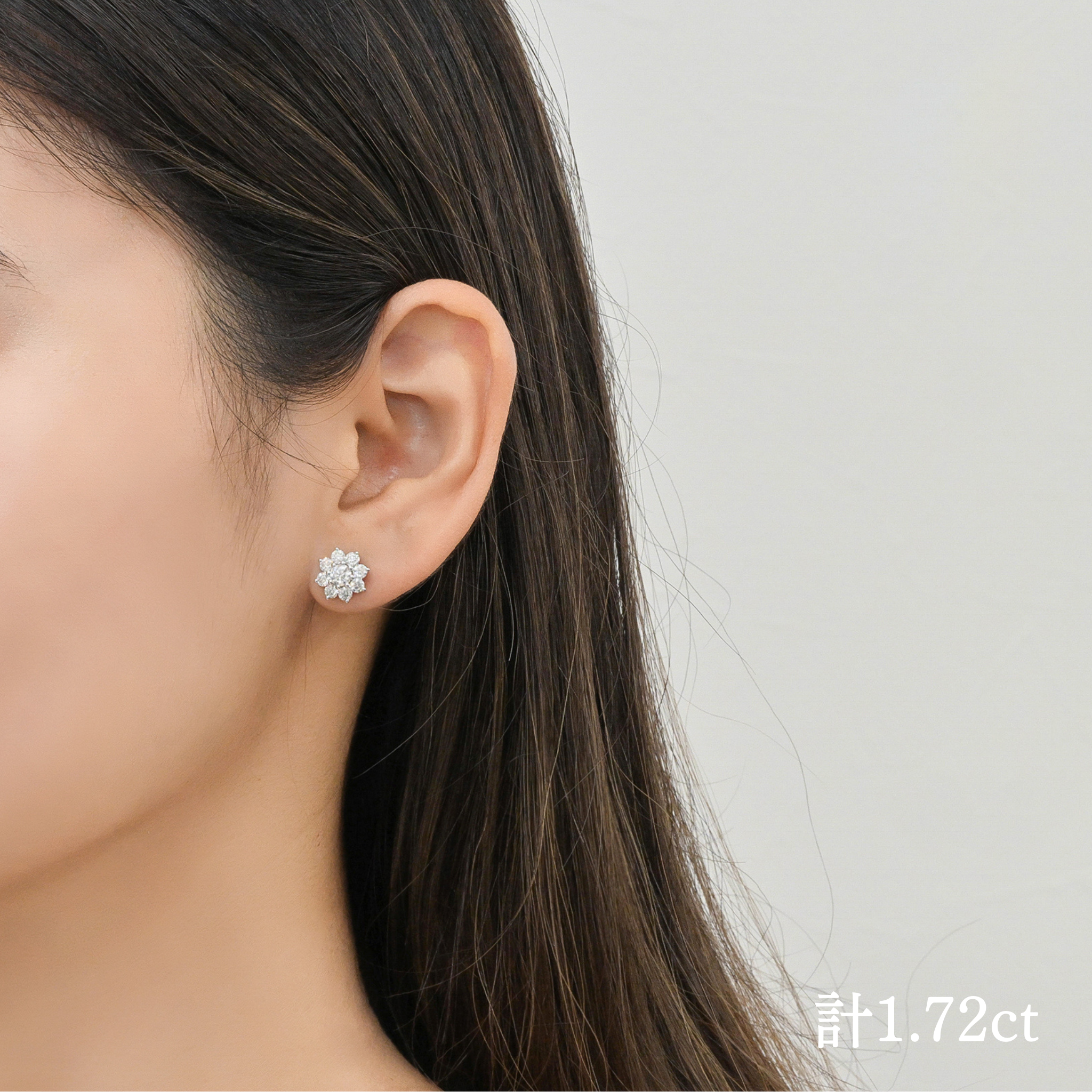 【即納】サンフラワー ピアス ER056