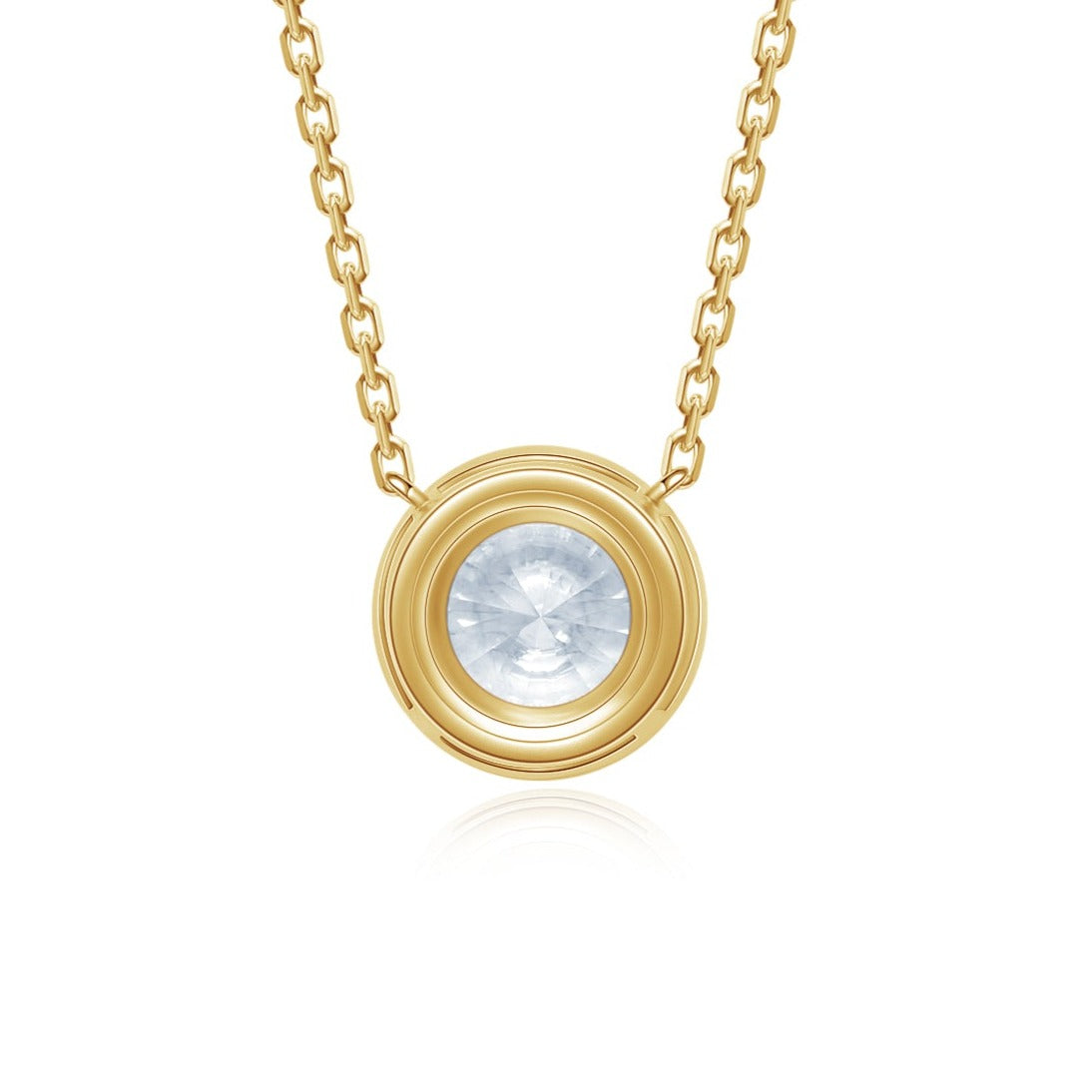 ブリジャール　ラウンドヘイローネックレス　プラチナ　1ct 即納】ラウンド ヘイロー ネックレス NE022 – Brillar