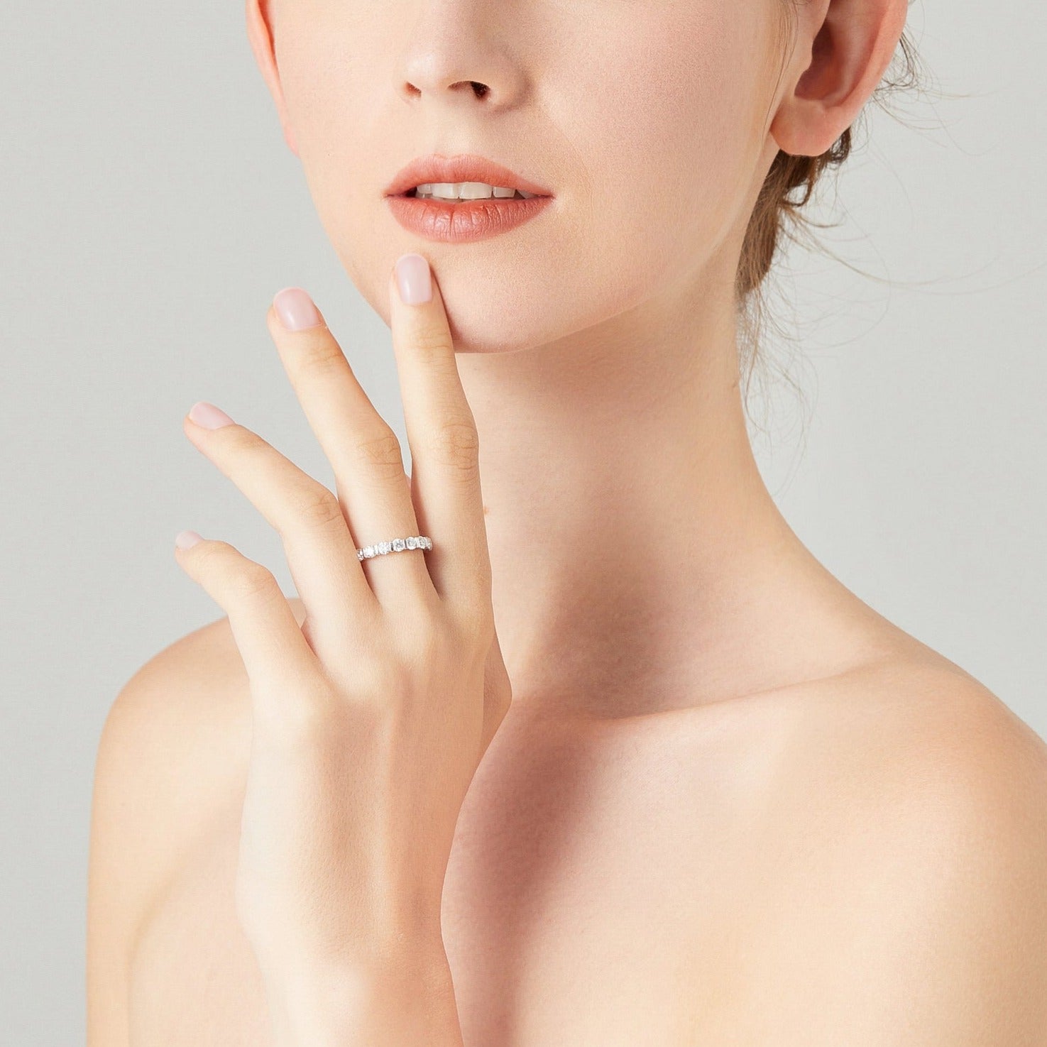 ひ*な様 ブリジャール　フルエタニティー ラウンド バーセッティング フルエタニティ リング RI192YG – Brillar