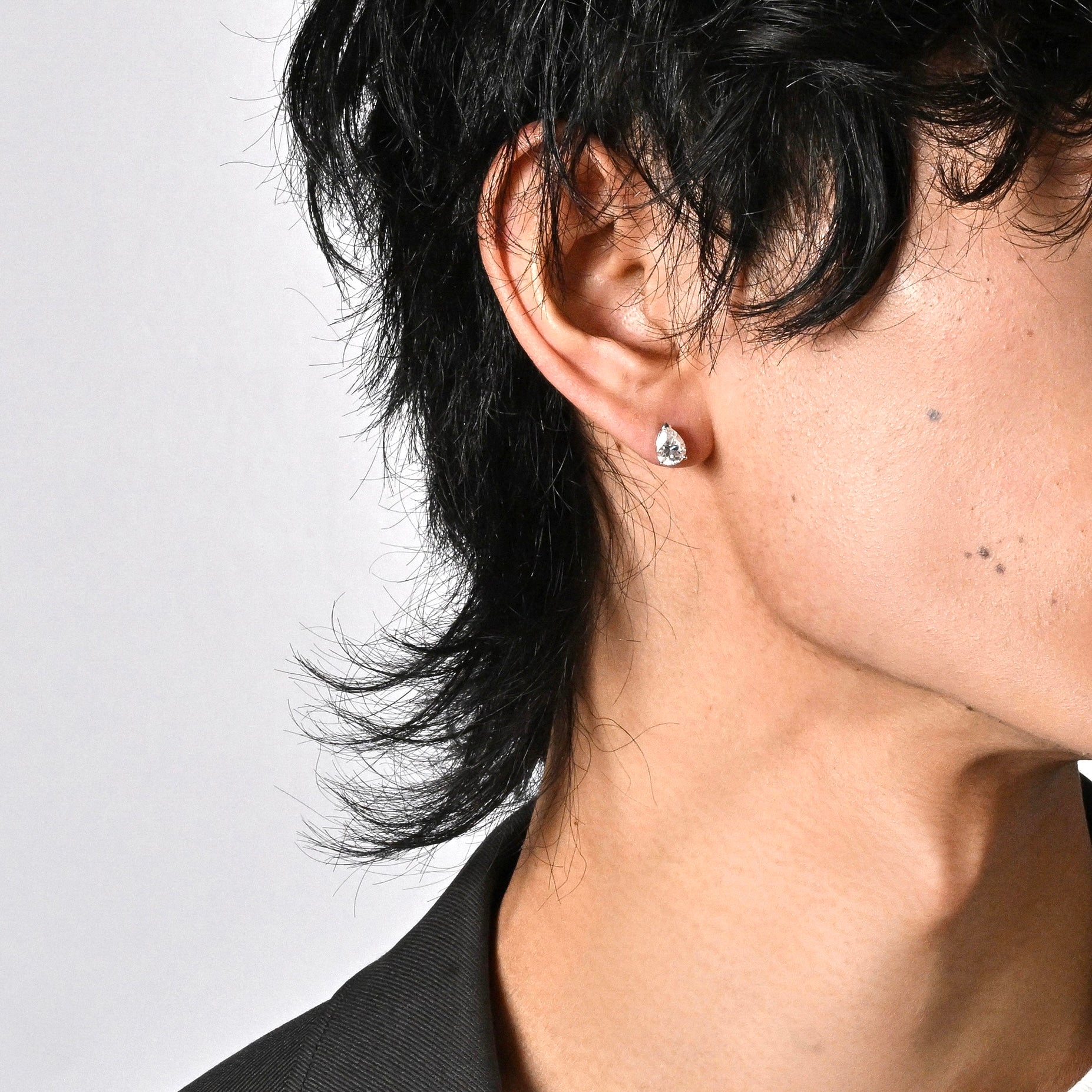 即納】シンプル ペアシェイプ スタッド ピアス ER023 – Brillar