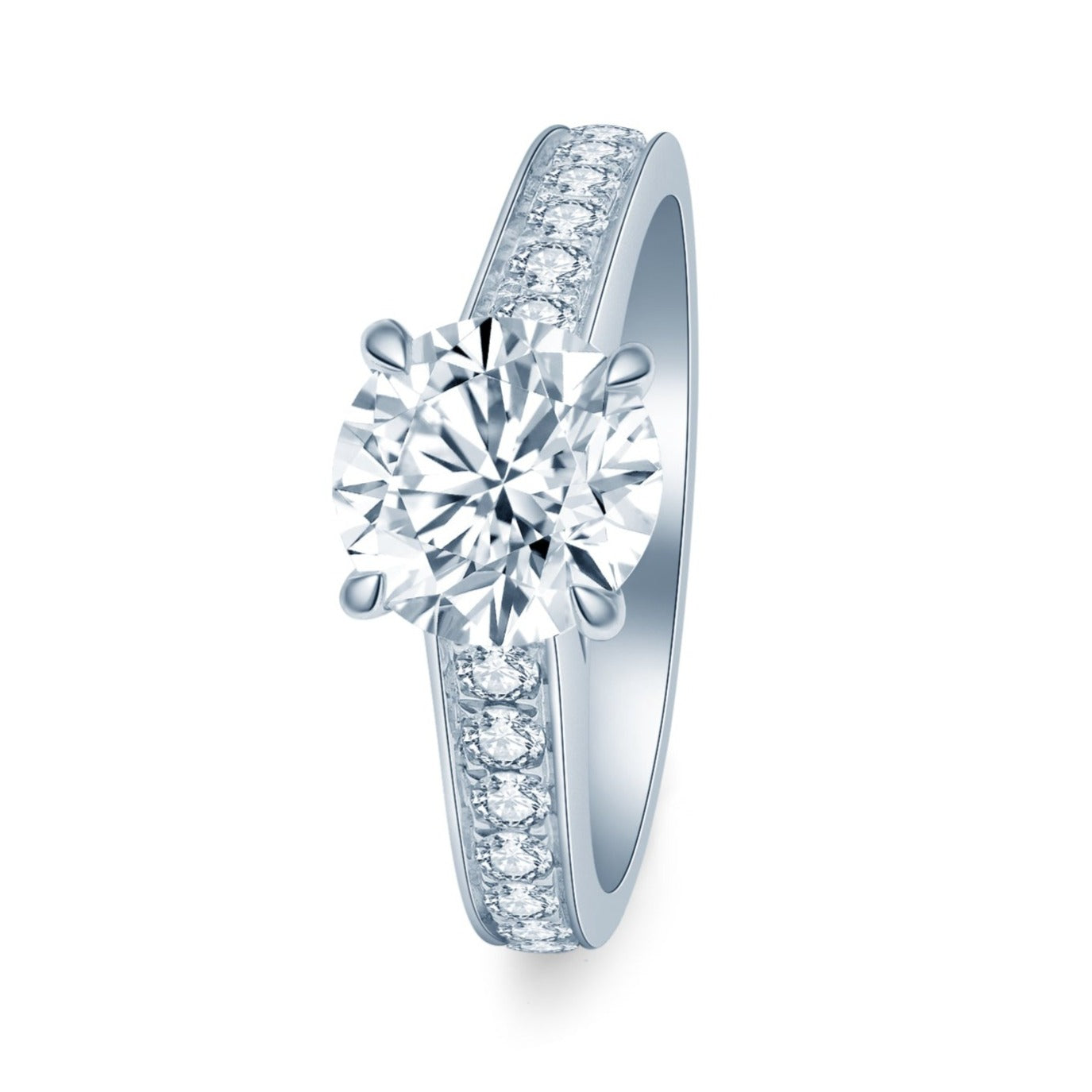 ラウンド・ブリリアントカットの婚約指輪 – Brillar