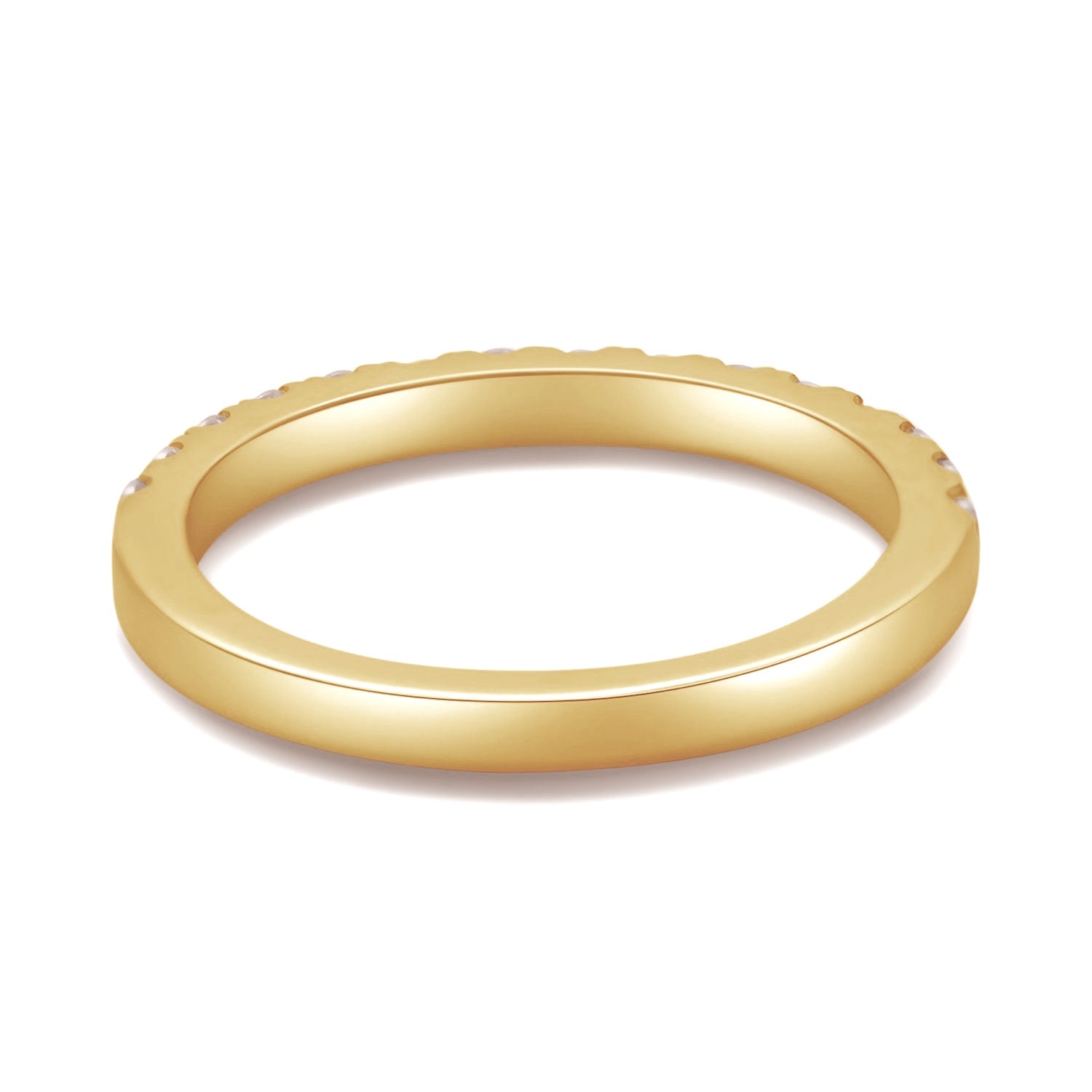 ブリジャール ラウンド 0.3カラット ハーフエタニティ リング RI224 ラウンド 計0.3カラット ハーフエタニティ リング RI224YG – Brillar